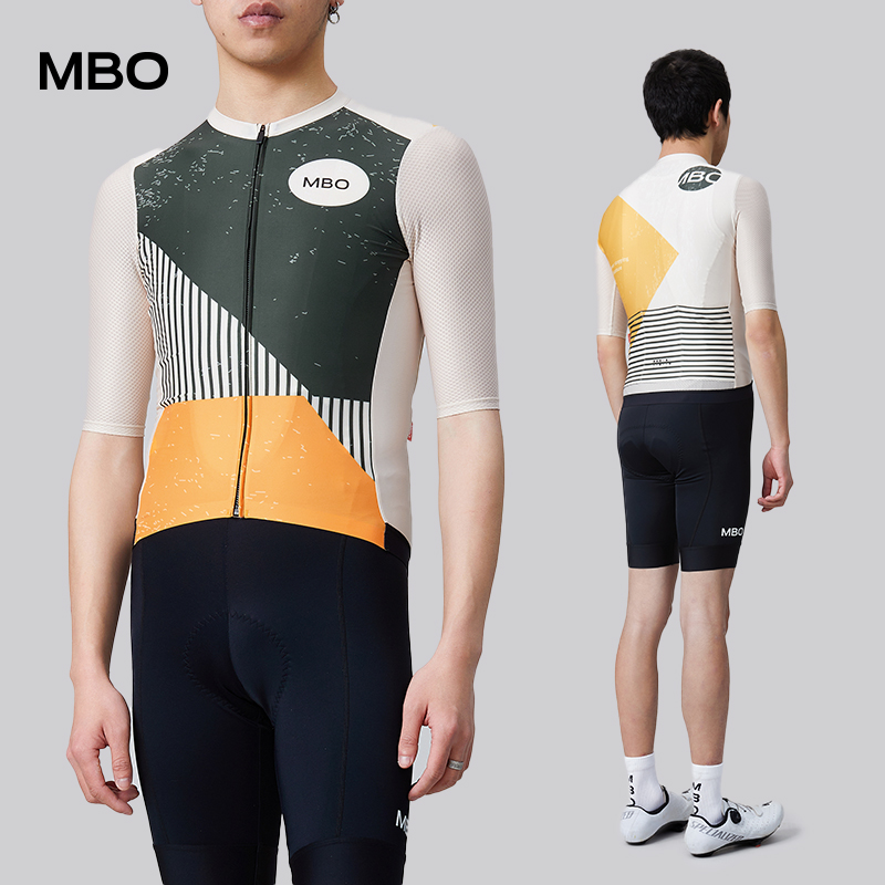 MBO迈森兰 男子全场景短袖骑行服 夏季速干透气骑行长袖上衣独白