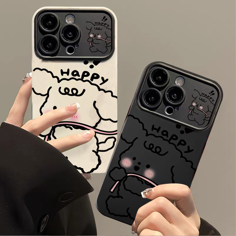 可爱小狗适用iPhone15promax手机壳14/13女12华为/小米/vivo/oppo