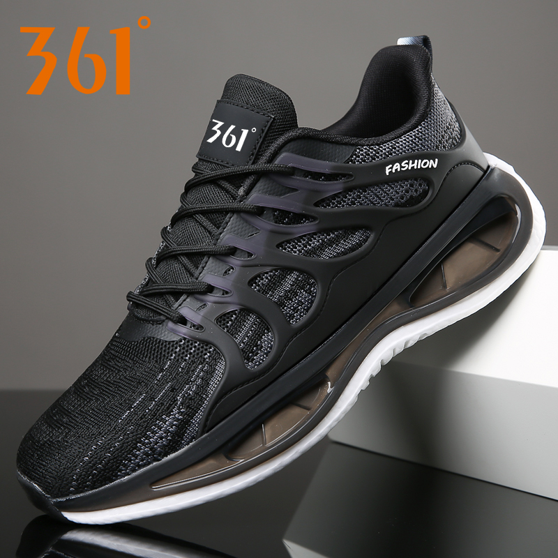 361度运动鞋男鞋2023夏季新款透气网面鞋跑步鞋轻便百搭休闲潮鞋