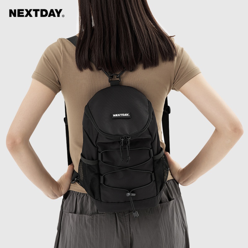 NEXTDAY新复古登山小背包男女轻便运动旅行迷你双肩包斜挎两用