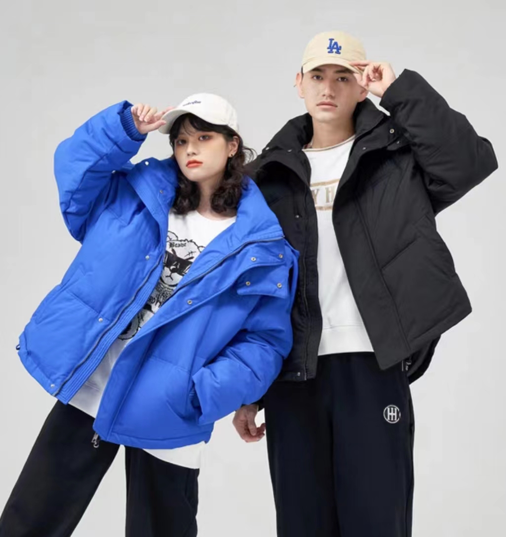 HH 轻奢潮牌男女情侣款两色连帽款休闲棉服 H22W81UPJ154  PJ154