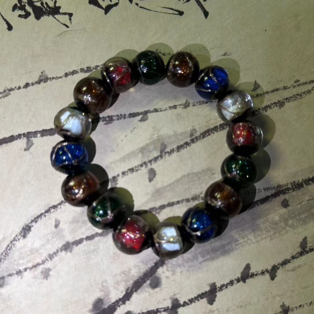 香福灰琉璃手串【已開】