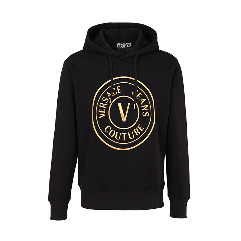 全新未使用 Versace/范思哲 2023秋季新款时尚印花休闲连帽卫衣男