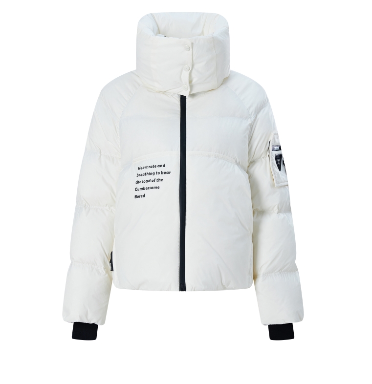 休闲羽绒服女款时尚情侣立领保暖冬季运动韩版加厚088米色