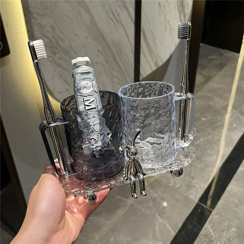 高颜值漱口杯情侣刷牙杯家用高档牙刷洗漱杯套装牙具牙缸牙杯收纳