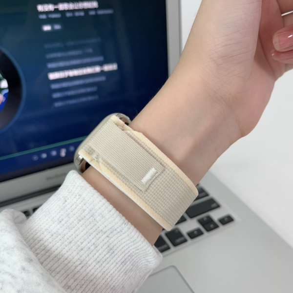 iwatch手表苹果S9表带爆款魔术贴野径回环se舒适s8新款45mm腕带s7
