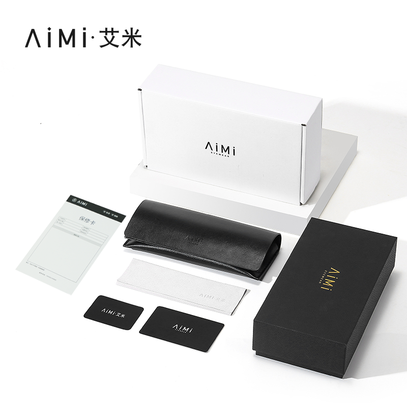 ΛiMi·艾米【赠品勿拍】精品包装盒PE眼镜盒图案设计舒适立体