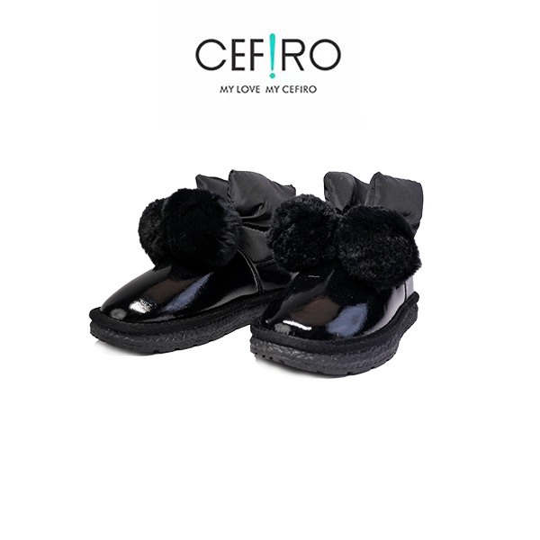 【CEFIRO · CiCi】新款女士雪地靴 AFF3A00875 黑色