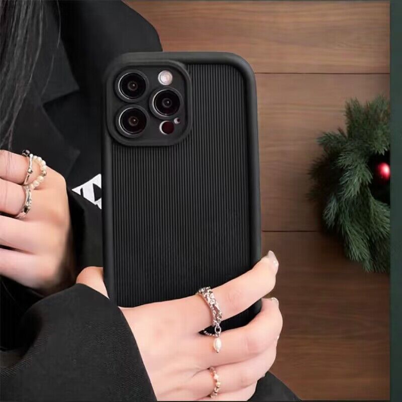 简约苹果13Pro手机壳14ProMax硅胶iphone15防摔15Pro男女12软11潮