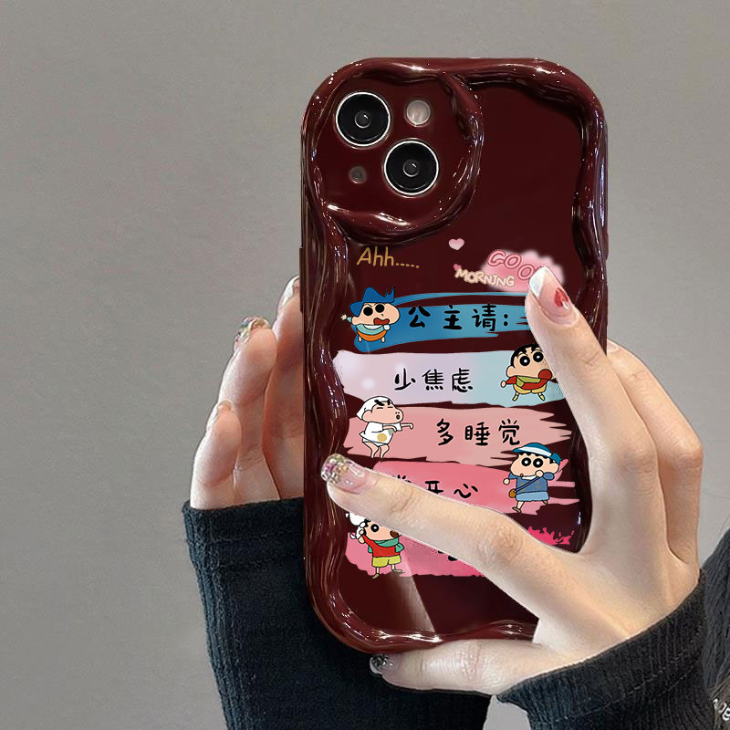 富典创意文字苹果iPhone15/14/13华为OPPO小米14VIVO曲边纹手机壳