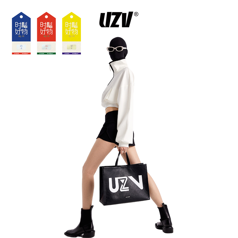 UZV时髦好物男女同款潮牌ins托特包女大容量单肩斜挎包休闲旅行包