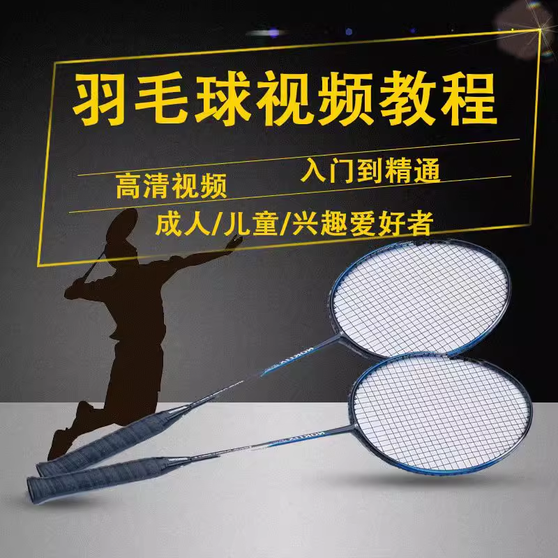 羽毛球视频教程儿童新手学习零基础入门专业步法动作技巧训练指导