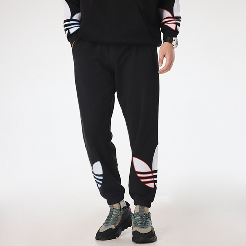 Adidas阿迪达斯三叶草男子新款运动时尚休闲收口卫裤长裤GN3574