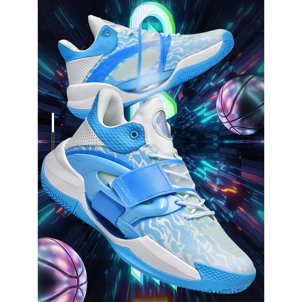 水花5代篮球鞋青少年超轻儿童夜光小码球鞋学生减震实战摩擦有声4