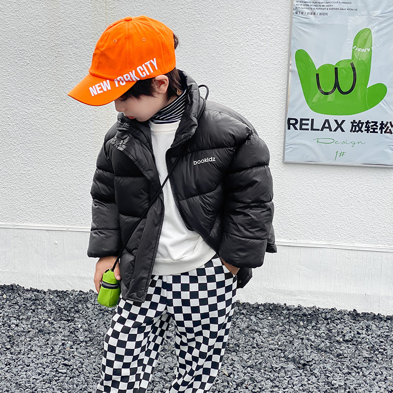 反季促销洋气男女童韩版加厚棉服外套儿童中大童反季宝宝保暖棉衣