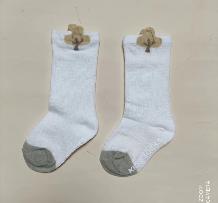 【卡通防滑-棉袜】#婴儿衣服#A类纯棉#