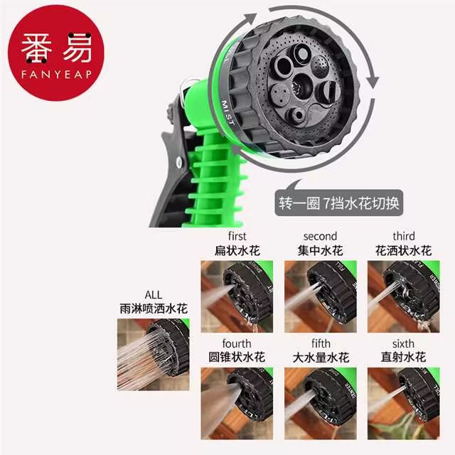 园林浇花喷头直喷塑料洗车水枪6分1寸农用浇菜洒水园艺水枪花洒