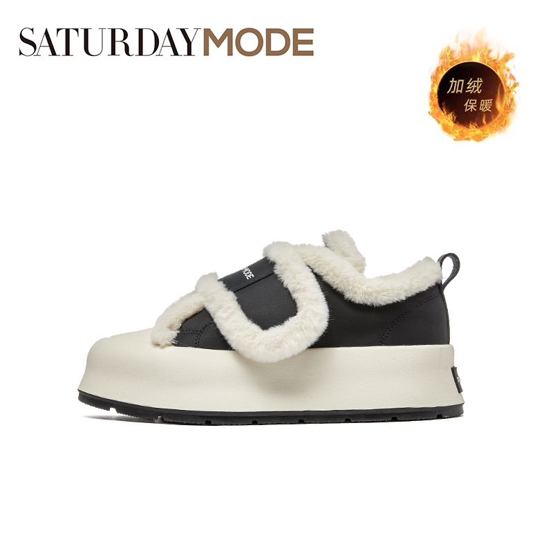 SATURDAYMODE冬季时尚加厚毛毛休闲鞋【塔星】MD34111G70