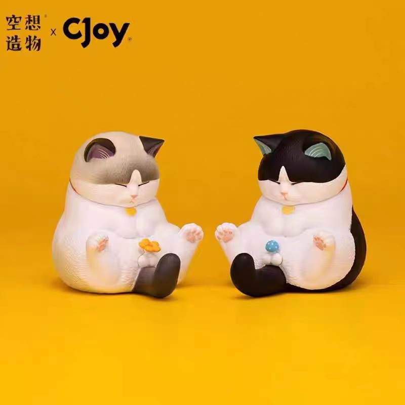 【拆盒时不时炸】不二马大叔盯裆猫二代系列盲盒可爱礼物潮玩具摆件
