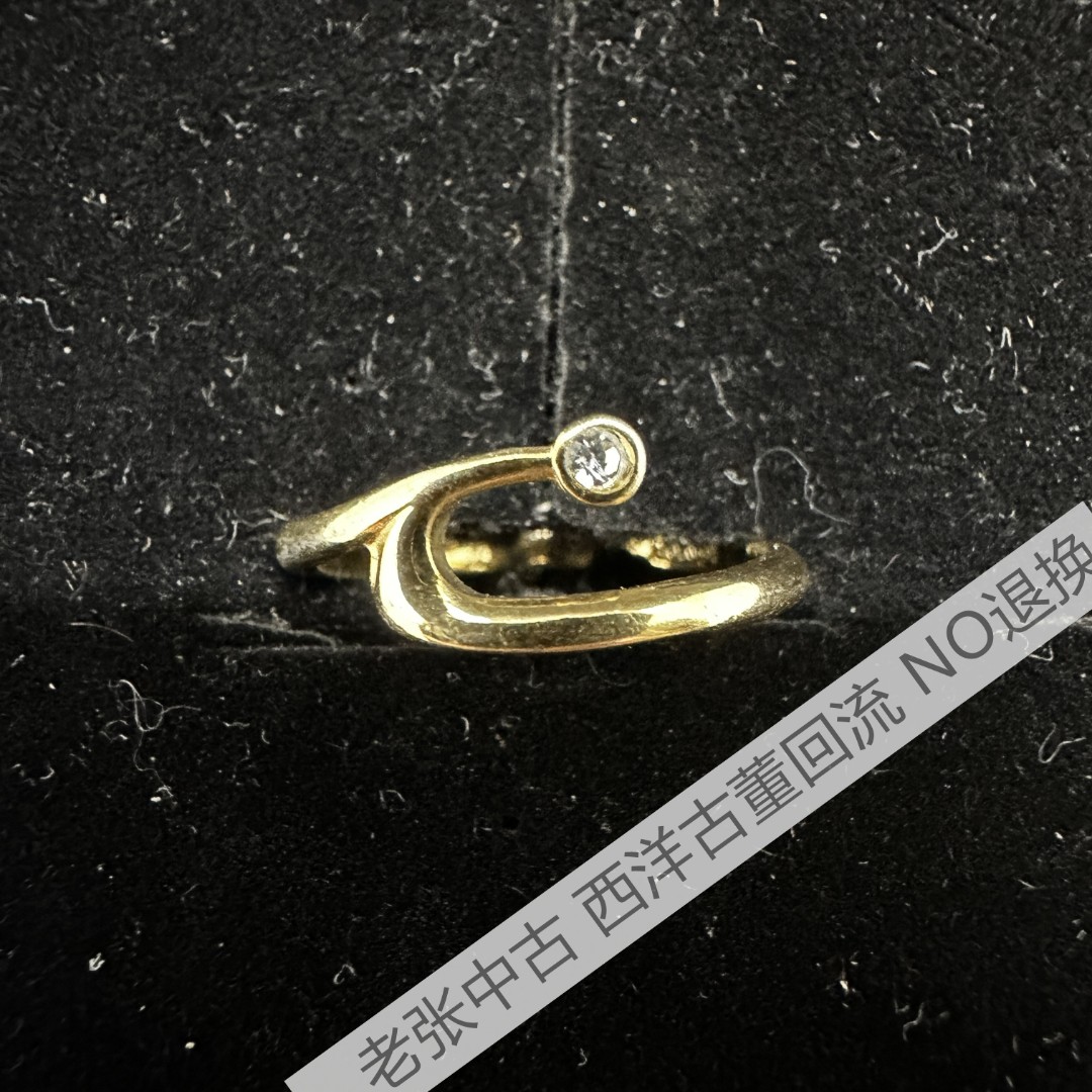 合金耳饰 【BB2176】中古AVON戒指 NO退换