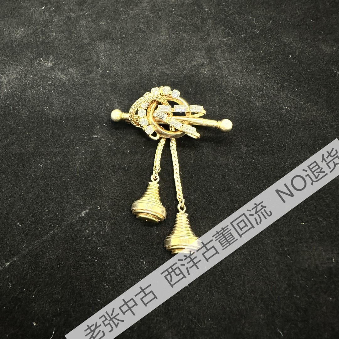 合金耳饰 【CC086】胸针 中古NO退换