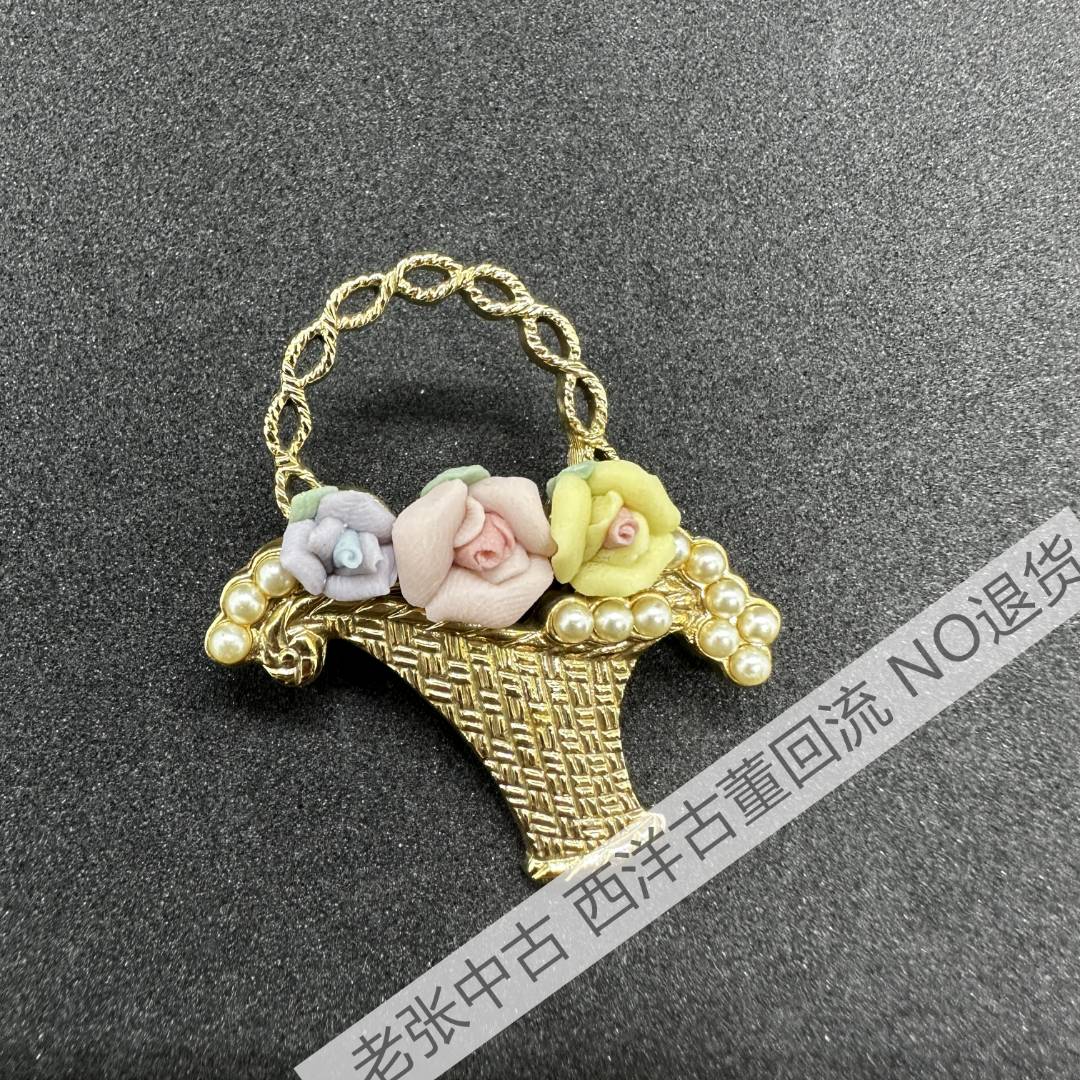 合金耳饰 【BB2557】1928胸针  中古NO退换