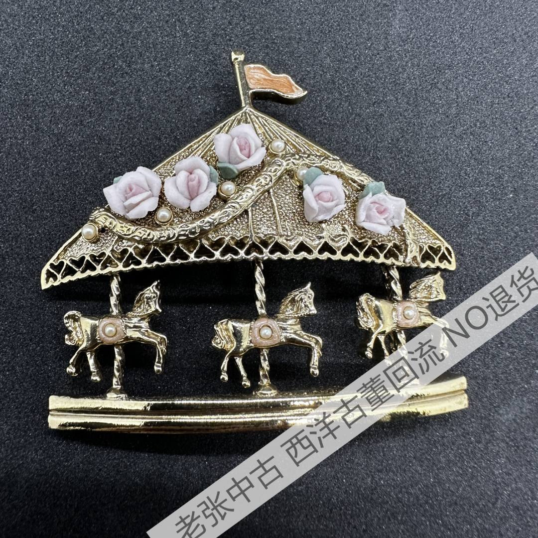 合金耳饰 【BB2567】1928胸针  中古NO退换