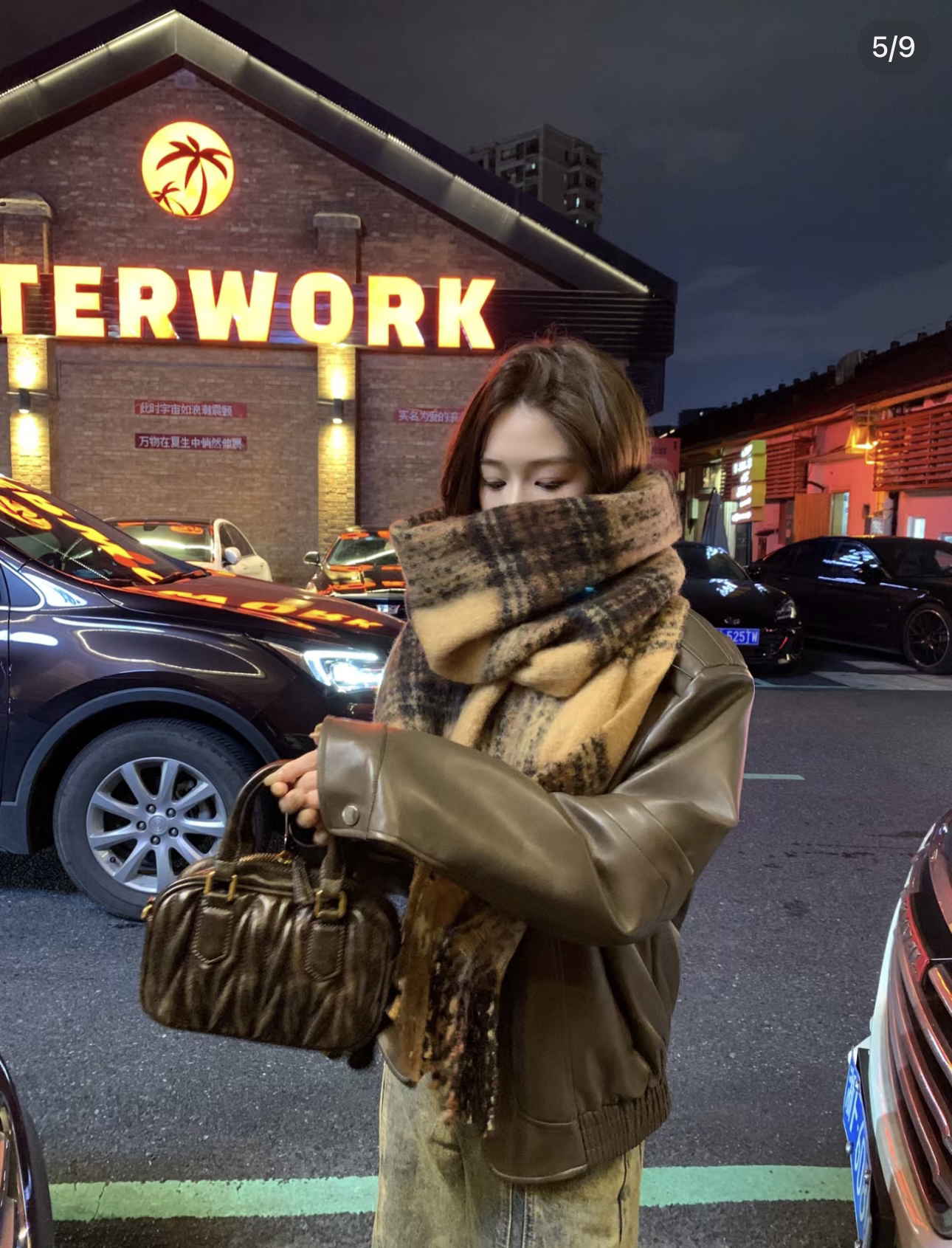 【安妮熊专属】加宽加长！入冬必备美拉德棕色围巾披肩