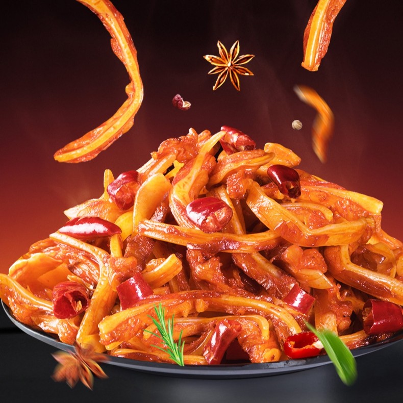 【15.9元到手40包】猪脆骨辣卤制品20包香辣味多种口味常温小零食