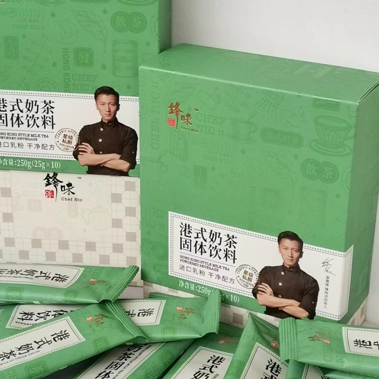 锋味奶茶港式奶茶冲泡小包装速溶丝滑条装丝滑即饮全脂的配料方便