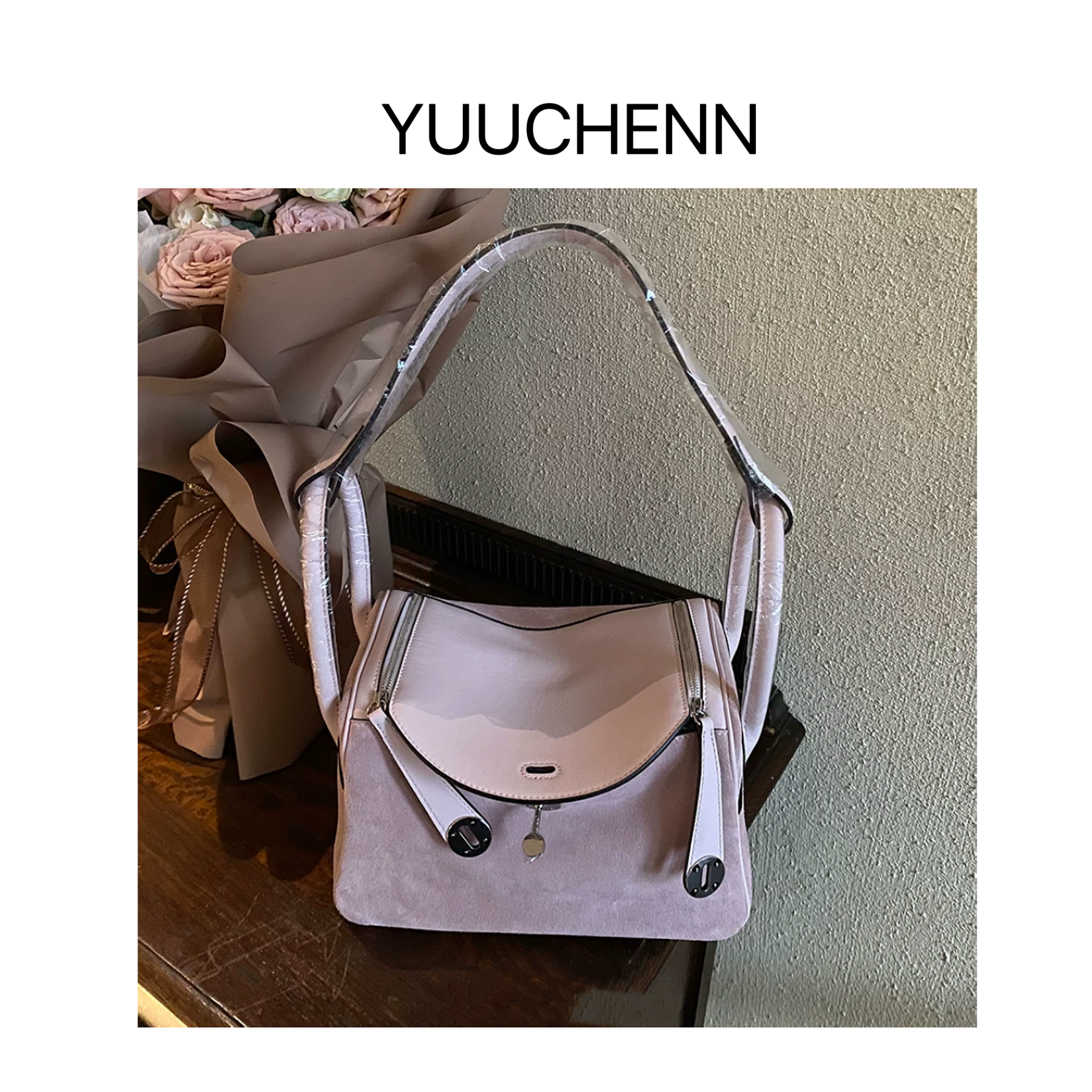HH147【 YUUCHENN独家高定】 高级气质女士单肩手提斜挎包百搭轻奢
