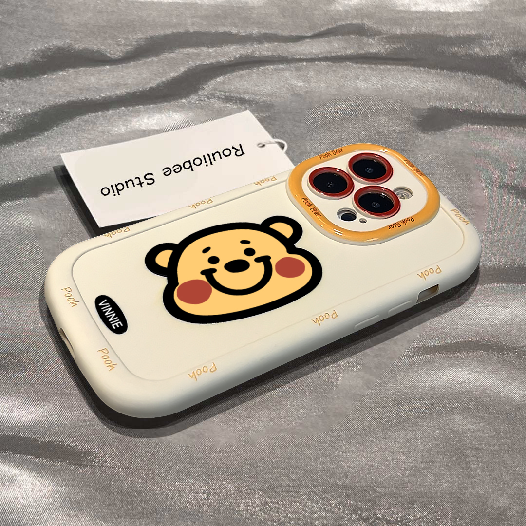 趣味动物头像泡芙壳适用苹果15手机壳iphone13/14promax防摔12/11