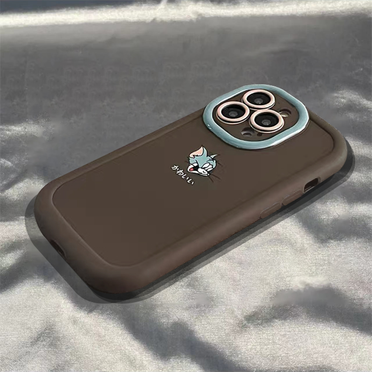 小动物头像泡芙壳适用于苹果15手机壳iphone13/14promax防摔12/11