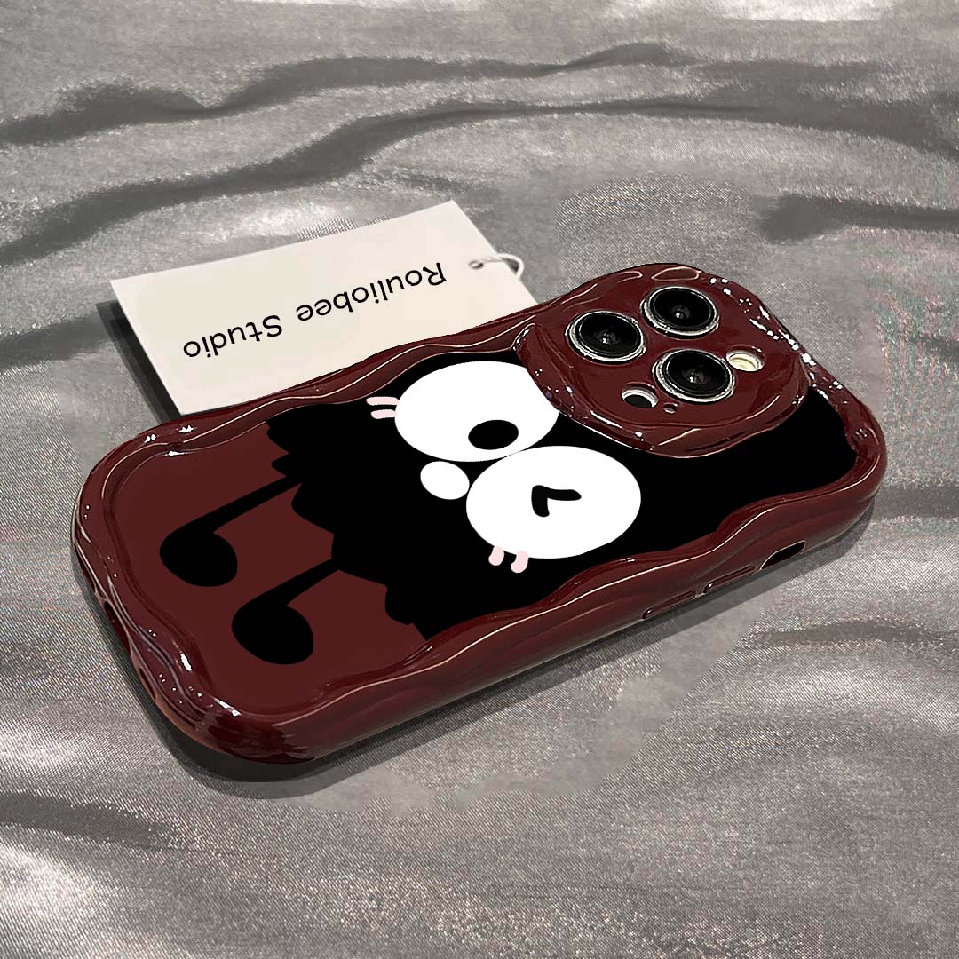 大眼睛煤球适用苹果15/14promax手机壳13全包华为/vivo/小米/oppo