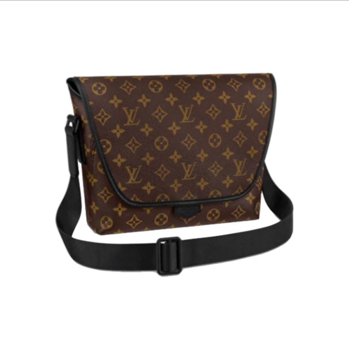 95新 LouisVuitton/路易威登 LV老花翻盖邮差单肩斜挎包奢侈 TT