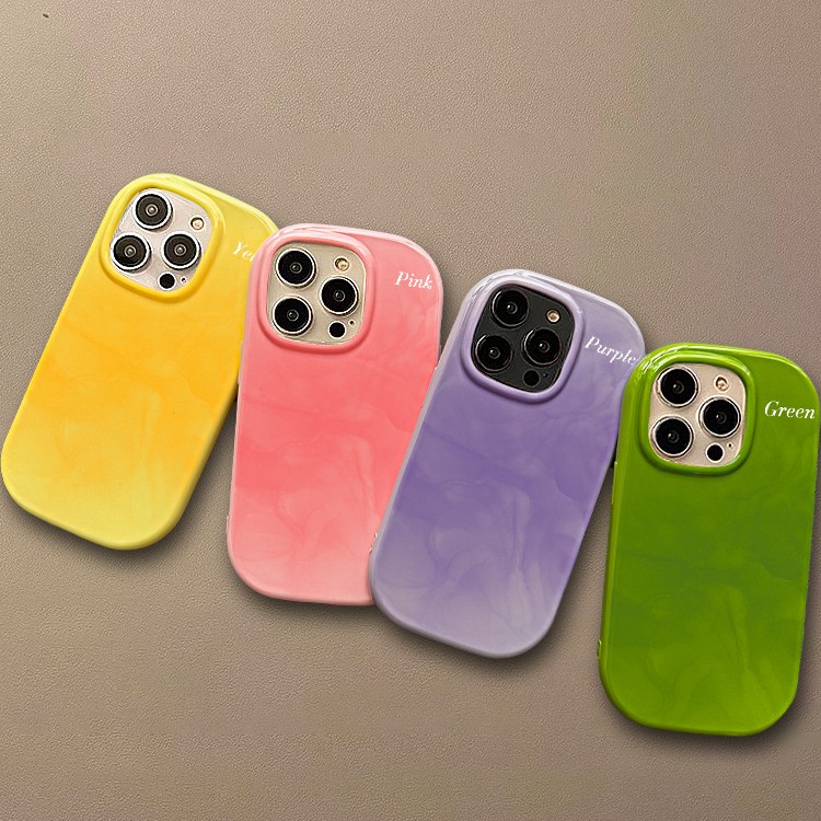 胖墩墩晕染适用苹果15手机壳iphone13/14promax防摔12/11情侣可爱