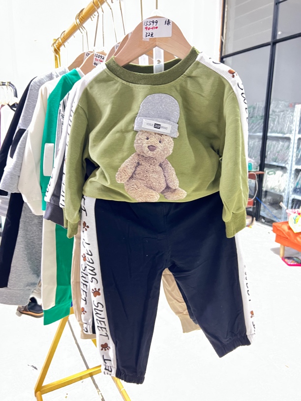 15599春秋新款男童休闲套装