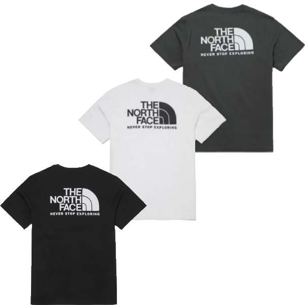 THE NORTH FACE北面经典款背后大标基础短袖胶印男女同款