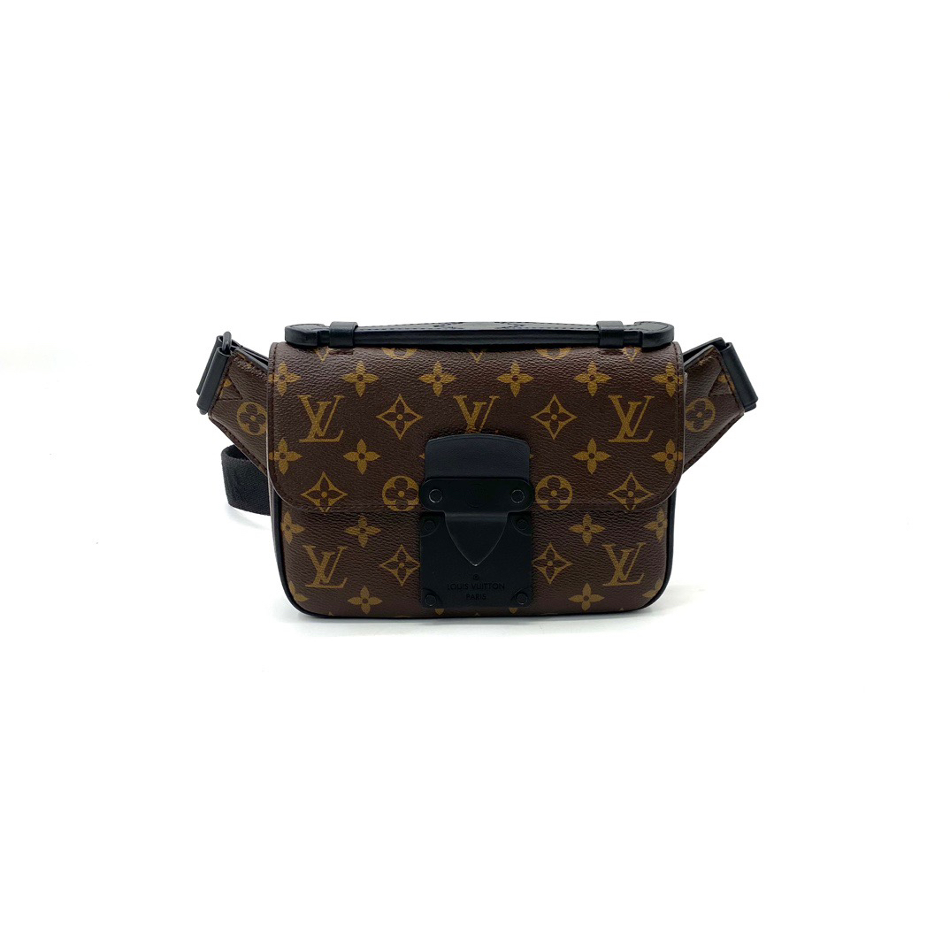 95新 LouisVuitton/路易威登 老花S lock斜挎胸包 尺寸21/15