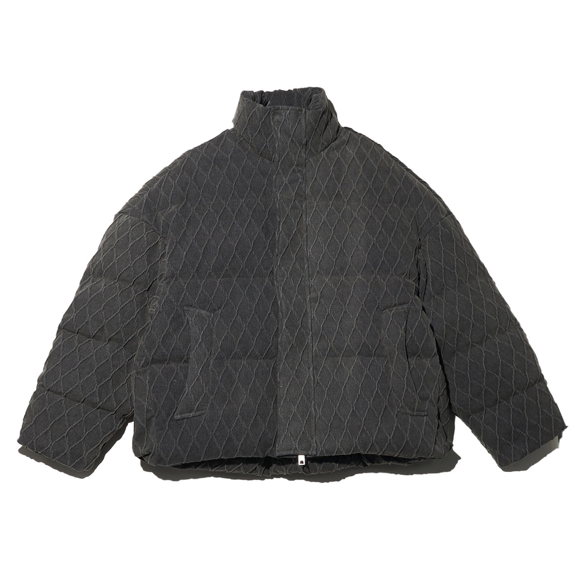 JN重工羽绒服水洗菱形格男士男款百搭情侣黑色宽松保暖男女同款