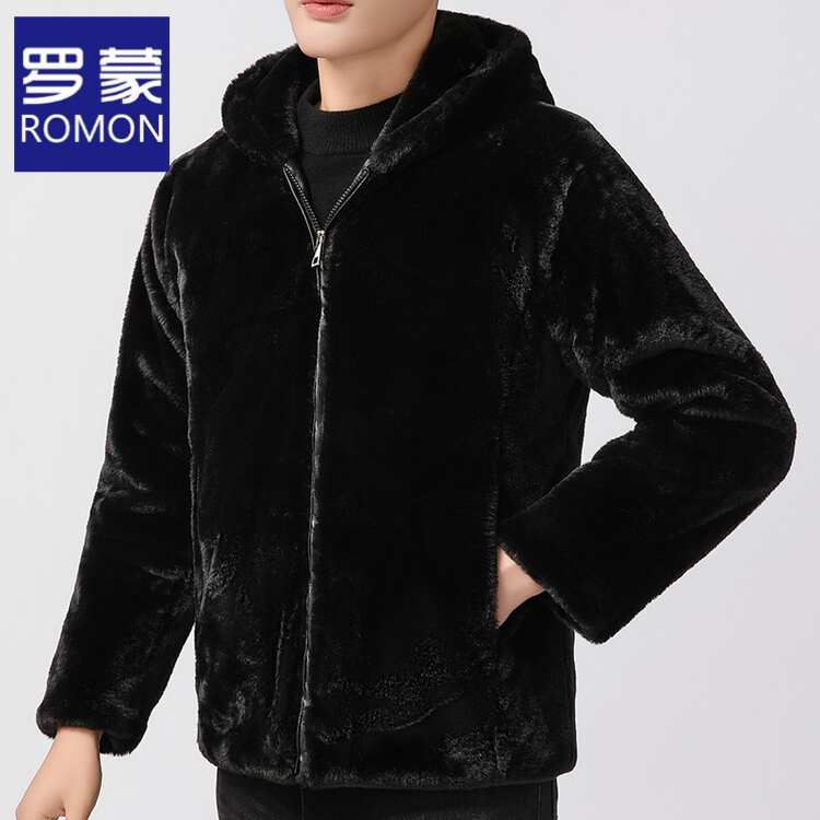罗蒙外套男秋冬款2023新款高端上档次男款外套休闲商务夹克外套男
