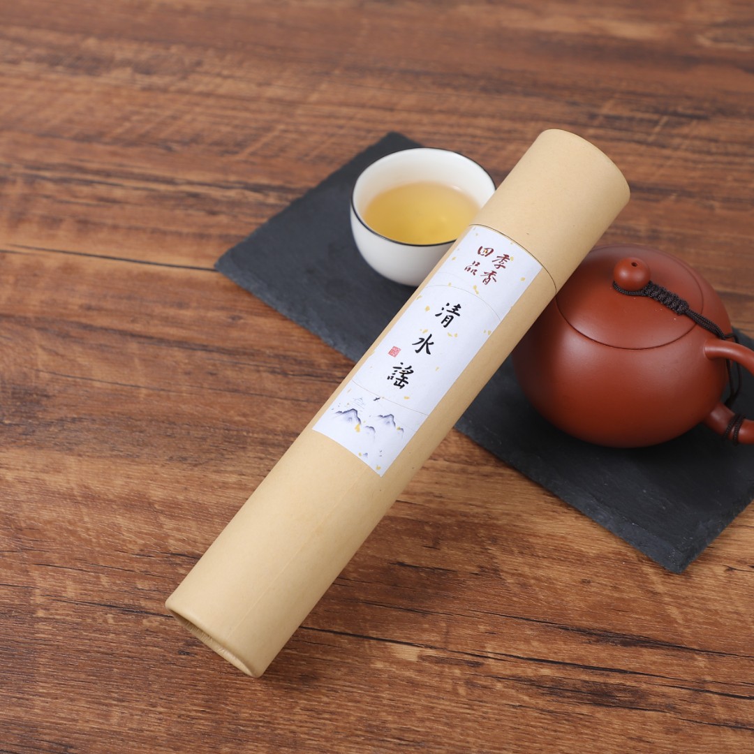 四季清水谣100g线香经典室内工艺固体车载家用膏篆炉沉檀薰品香片