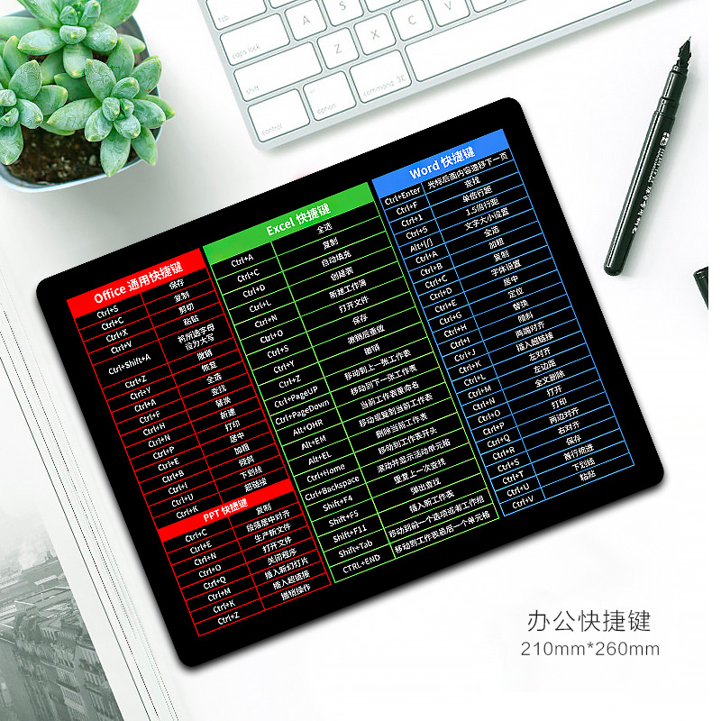 2023新款电脑鼠标垫男女生小号护腕游戏电竞防滑垫桌面垫子快捷