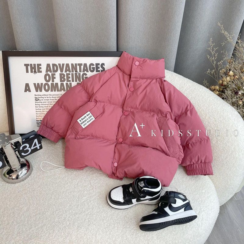 男女童冬季新款儿童羽绒服短款韩版中小儿童洋气保暖时尚百搭棉服