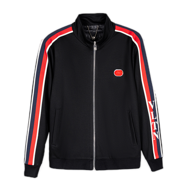 9w94秋冬新款男士欧版潮流运动男装时尚休闲立领卫衣针织长袖上衣