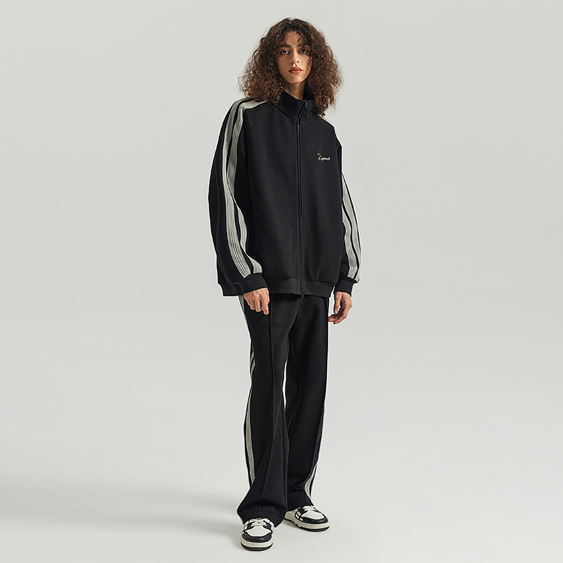 DARKCIRCLE春秋薄款立领棒球服夹克男女学生情侣百搭休闲运动外套