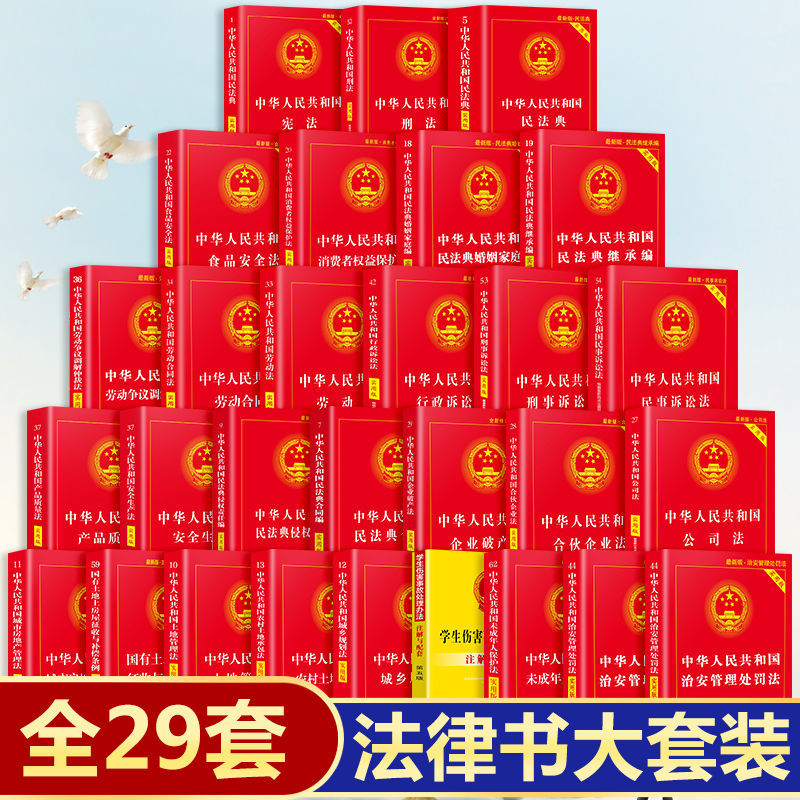 全29册年新版法律书籍刑法实用版常用法律法规全书
