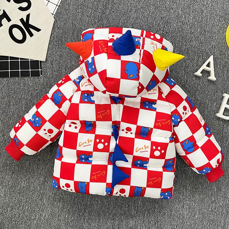 婴幼儿男童冬装01-5岁宝宝加厚外套冬季儿童外出棉袄棉服上衣