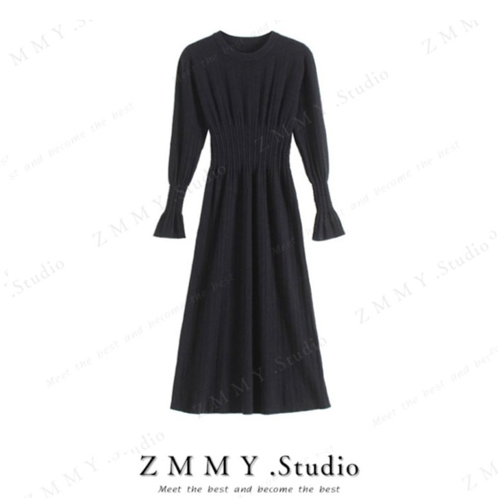 ZMMY严选私服【飞鸟集】法式优雅收腰连衣裙JZ082703