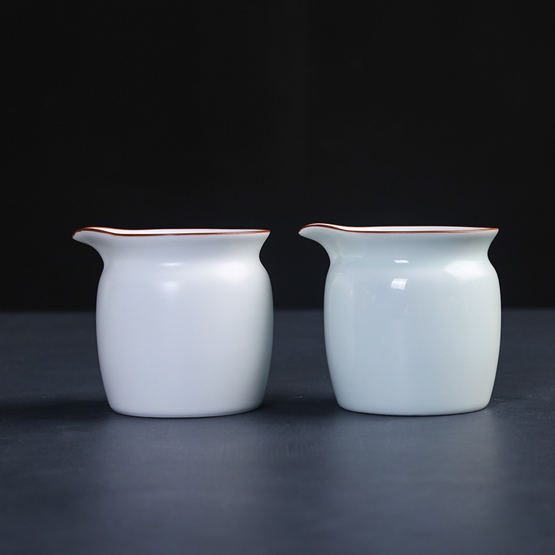 陶瓷公道杯茶海青瓷功夫茶道分茶器均杯简约公杯